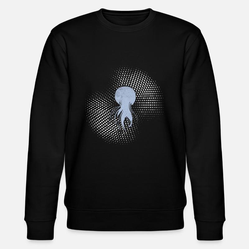 Jellyfish - Stanley/Stella CHANGER Unisex Organic Sweatshirt - black