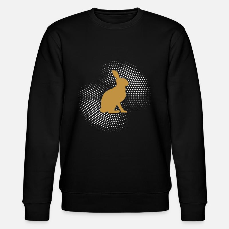 Lièvre - Sweat bio CHANGER Stanley/Stella Unisexe - noir