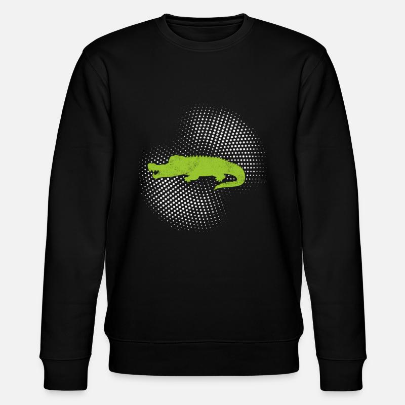 Crocodile - Stanley/Stella CHANGER Unisex Organic Sweatshirt - black