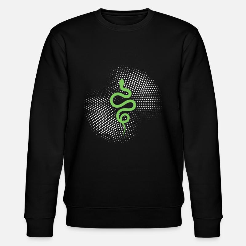 Snake - Stanley/Stella CHANGER Unisex Organic Sweatshirt - black