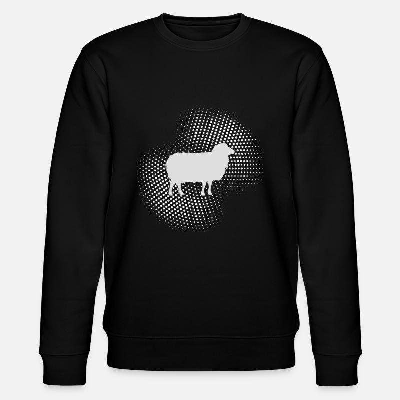 Schaf - Stanley/Stella Unisex Bio-Sweatshirt CHANGER  - Schwarz