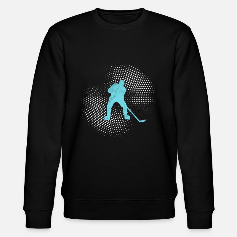 Eishockey - Stanley/Stella Unisex Bio-Sweatshirt CHANGER - Schwarz