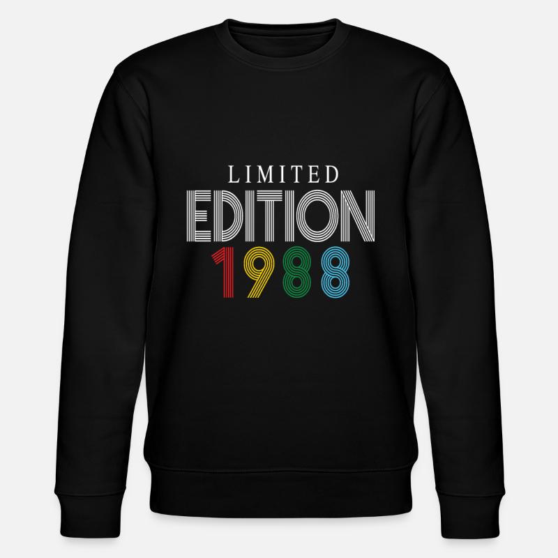 Édition limitée 1988 - Sweat bio CHANGER Stanley/Stella Unisexe - noir