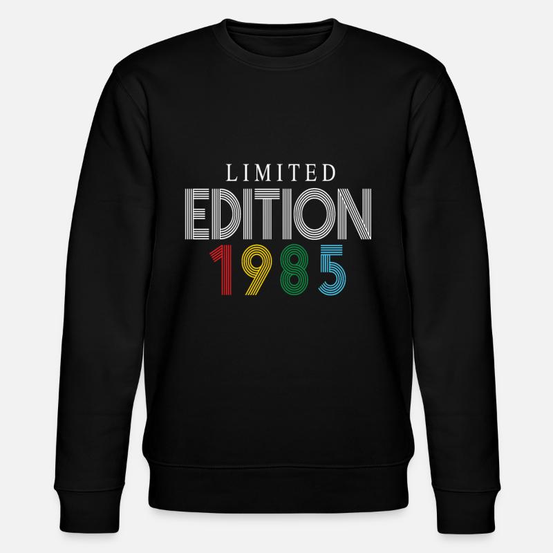 Édition limitée 1985 - Sweat bio CHANGER Stanley/Stella Unisexe - noir
