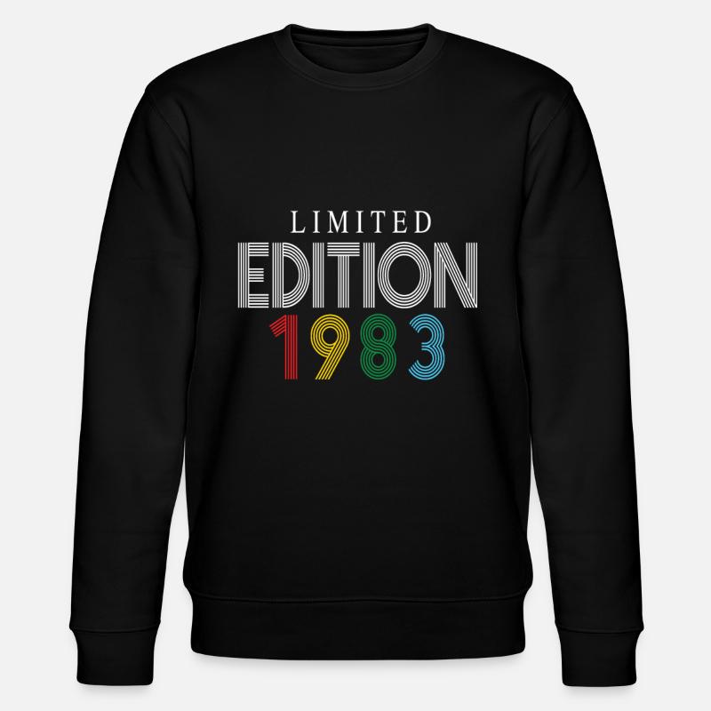 Édition limitée 1983 - Sweat bio CHANGER Stanley/Stella Unisexe - noir