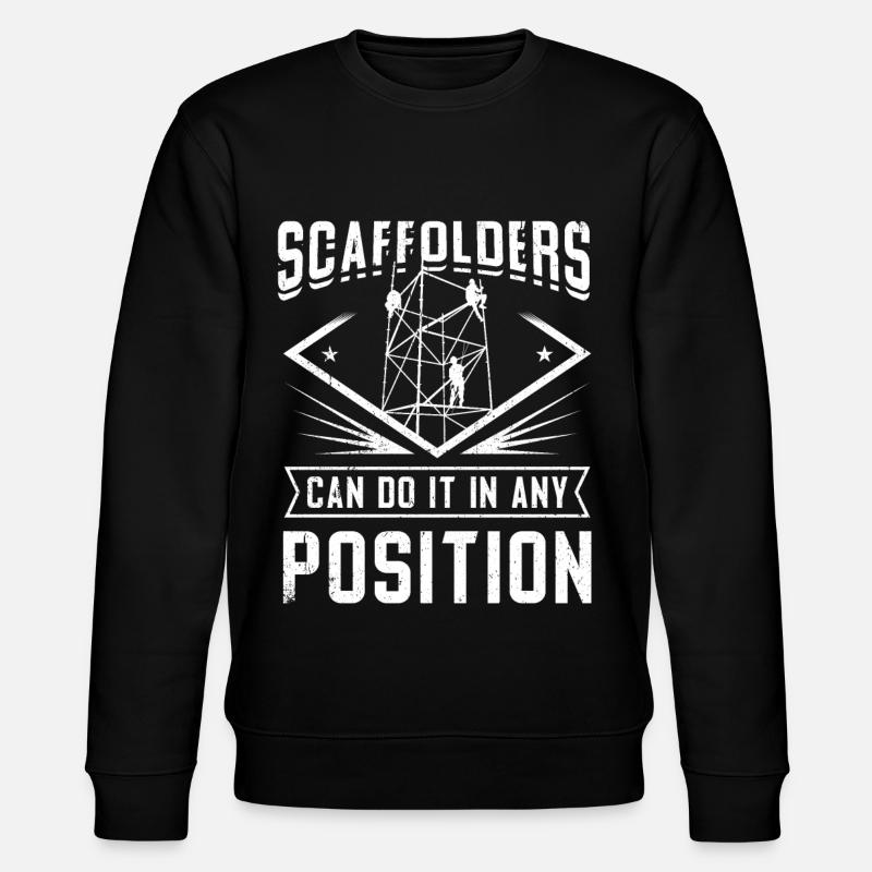 Constructeurs d’échafaudages - Sweat bio CHANGER Stanley/Stella Unisexe - noir