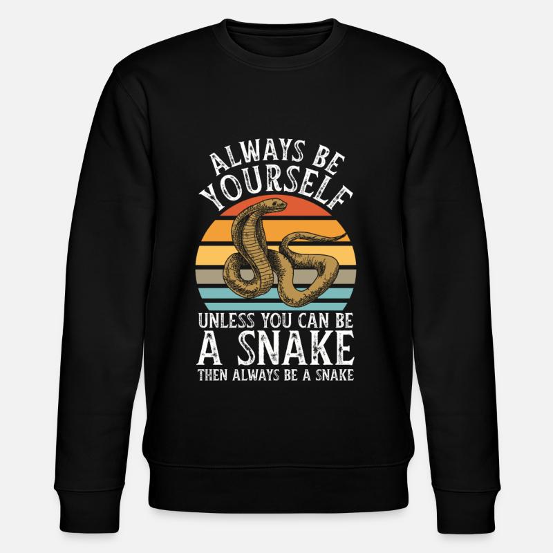 Tshirt Serpent - Sweat bio CHANGER Stanley/Stella Unisexe - noir