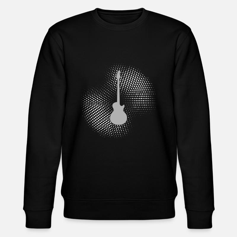e Gitarre Rock - Stanley/Stella Unisex Bio-Sweatshirt CHANGER  - Schwarz