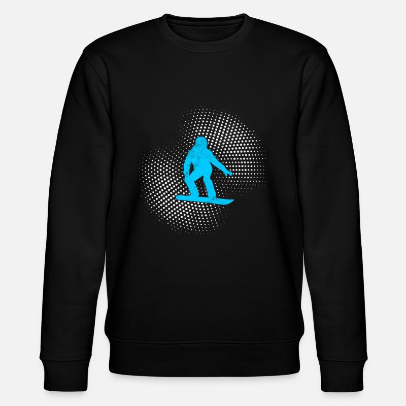 Snowboard - Sweat bio CHANGER Stanley/Stella Unisexe - noir
