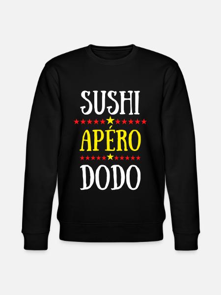 sushi apéro dodo - Sweat bio CHANGER Stanley/Stella Unisexe - noir