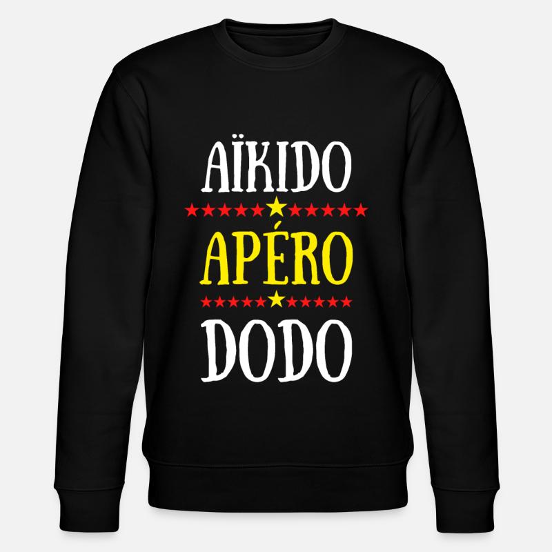 aïkido apéro dodo - Sweat bio CHANGER Stanley/Stella Unisexe - noir