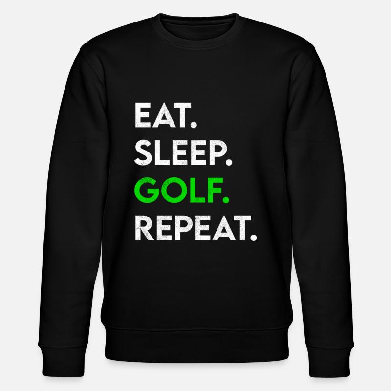 manger dormir golf répéter - Sweat bio CHANGER Stanley/Stella Unisexe - noir