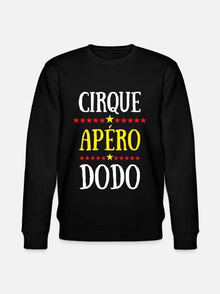 cirque apéro dodo - Sweat bio CHANGER Stanley/Stella Unisexe - noir