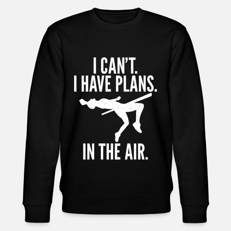Stabhochspringer Für Stabspringen - Stanley/Stella Unisex Bio-Sweatshirt CHANGER  - Schwarz