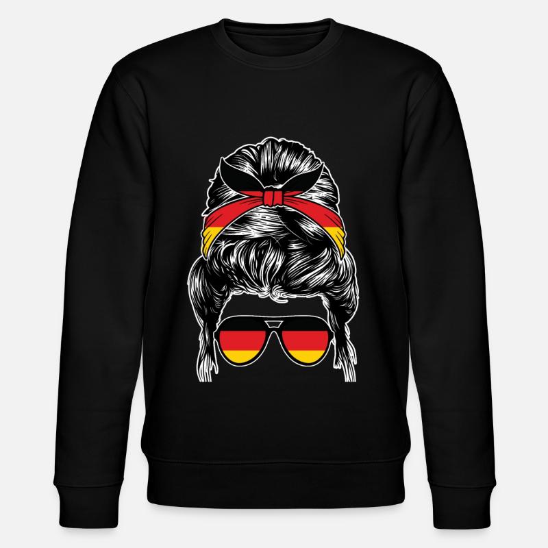 German German Germany - Stanley/Stella CHANGER Unisex Organic Sweatshirt - black
