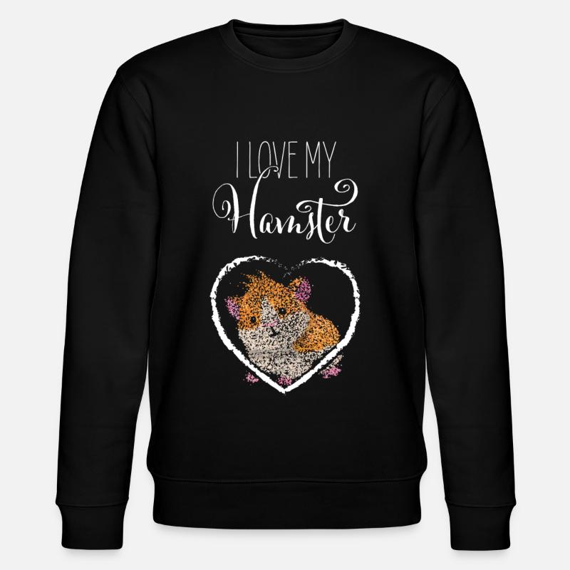 Hamster amoureux Hamster - Sweat bio CHANGER Stanley/Stella Unisexe - noir
