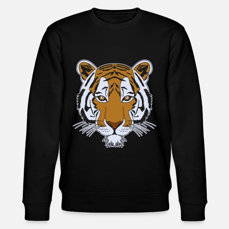 Motif de tigre - Sweat bio CHANGER Stanley/Stella Unisexe - noir