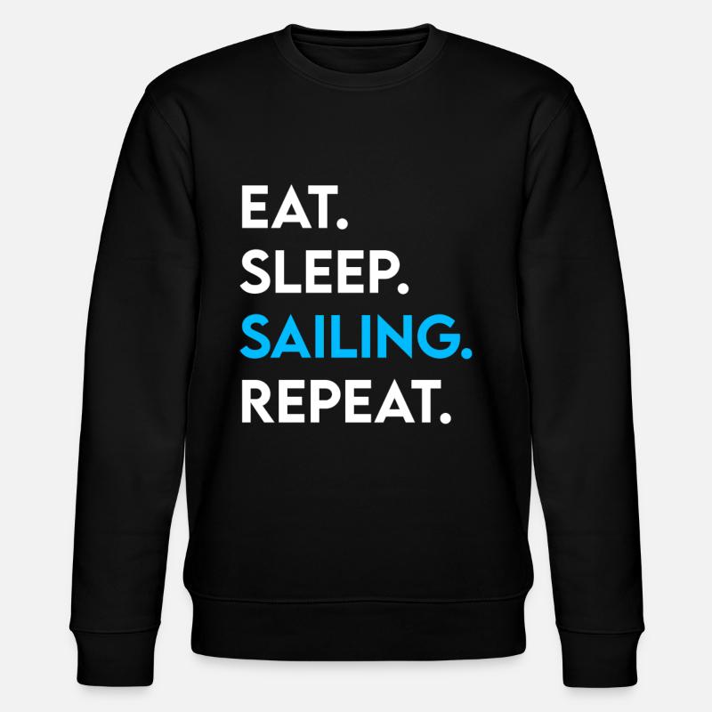 manger le sommeil voile répéter - Sweat bio CHANGER Stanley/Stella Unisexe - noir