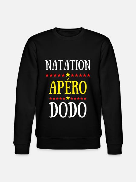 natation apéro dodo - Sweat bio CHANGER Stanley/Stella Unisexe - noir