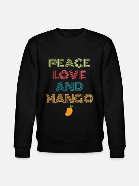 PEACE LOVE AND MANGO - Sweat bio CHANGER Stanley/Stella Unisexe - noir