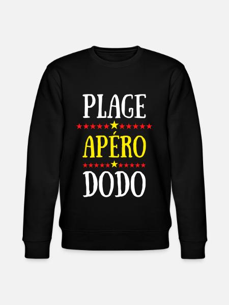 plage apéro dodo - Sweat bio CHANGER Stanley/Stella Unisexe - noir