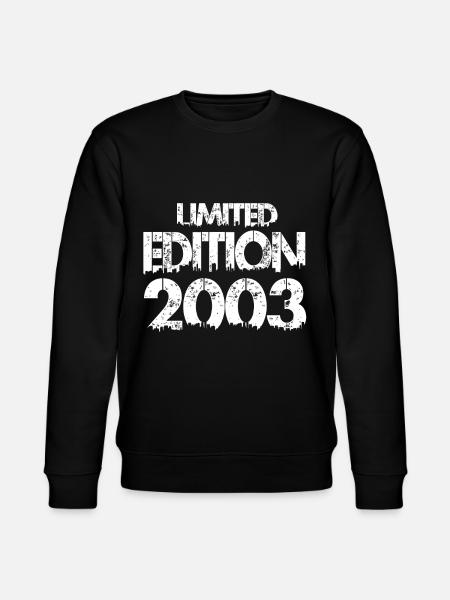 Édition limitée 2003 - Sweat bio CHANGER Stanley/Stella Unisexe - noir