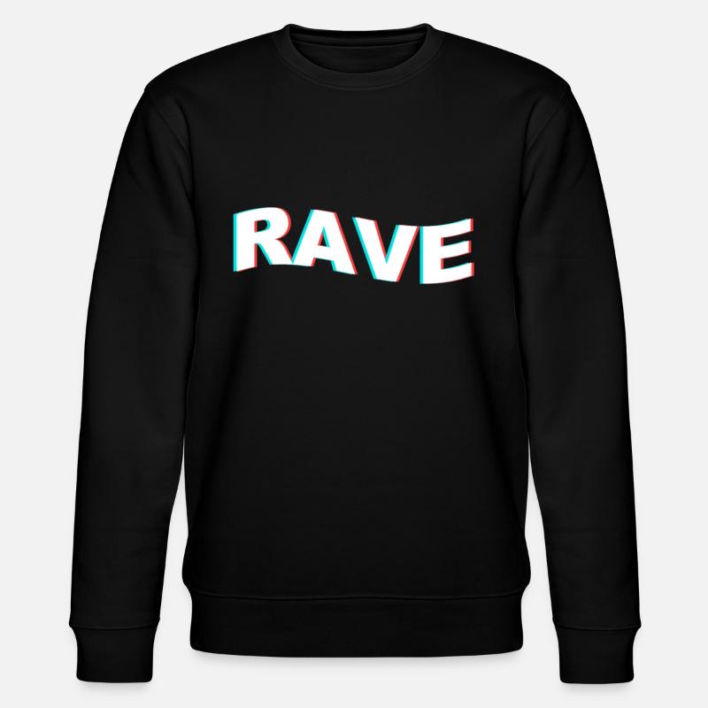 Rave Raver - Sweat bio CHANGER Stanley/Stella Unisexe - noir