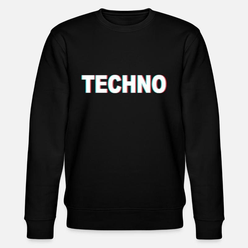Techno - Stanley/Stella Unisex Bio-Sweatshirt CHANGER  - Schwarz