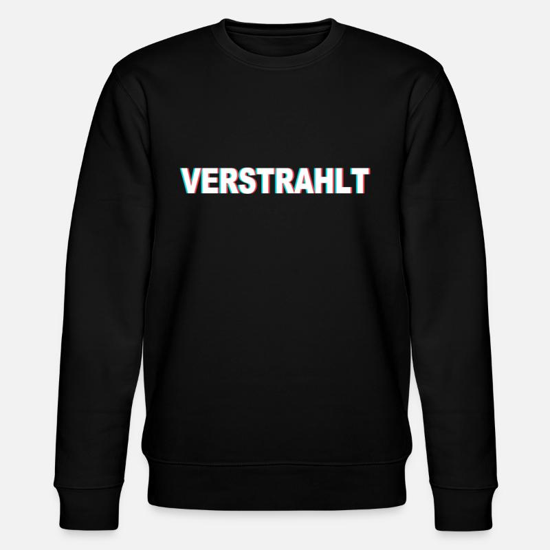 Techno Party Verstrahlt - Stanley/Stella Unisex Bio-Sweatshirt CHANGER  - Schwarz