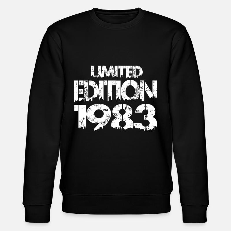 Limited Edition 1983 - Stanley/Stella Unisex Bio-Sweatshirt CHANGER  - Schwarz