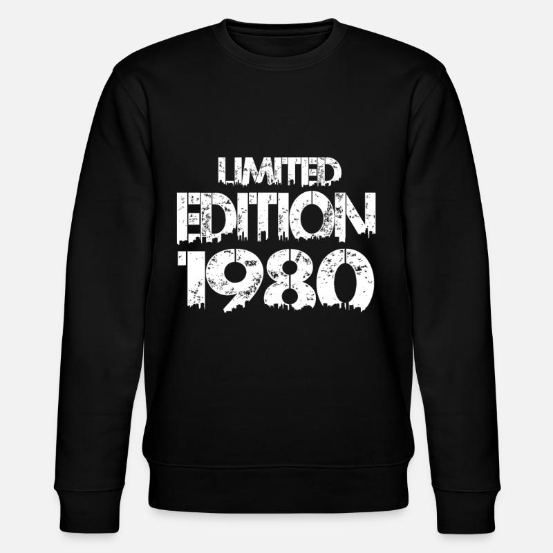 Limited Edition 1980 - Stanley/Stella CHANGER Unisex Organic Sweatshirt - black