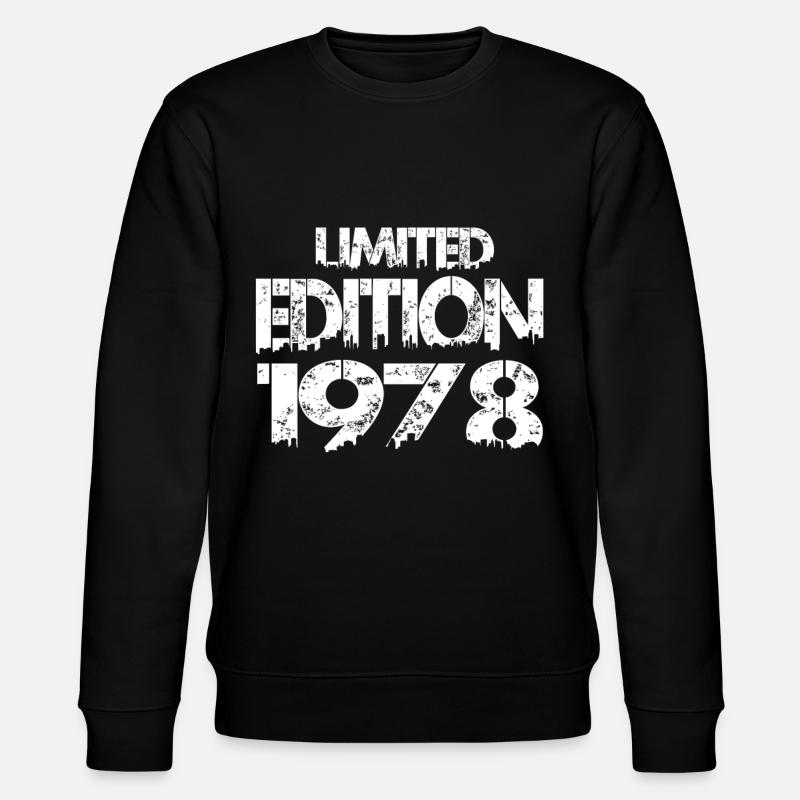 Limited Edition 1978 - Stanley/Stella Unisex Bio-Sweatshirt CHANGER  - Schwarz