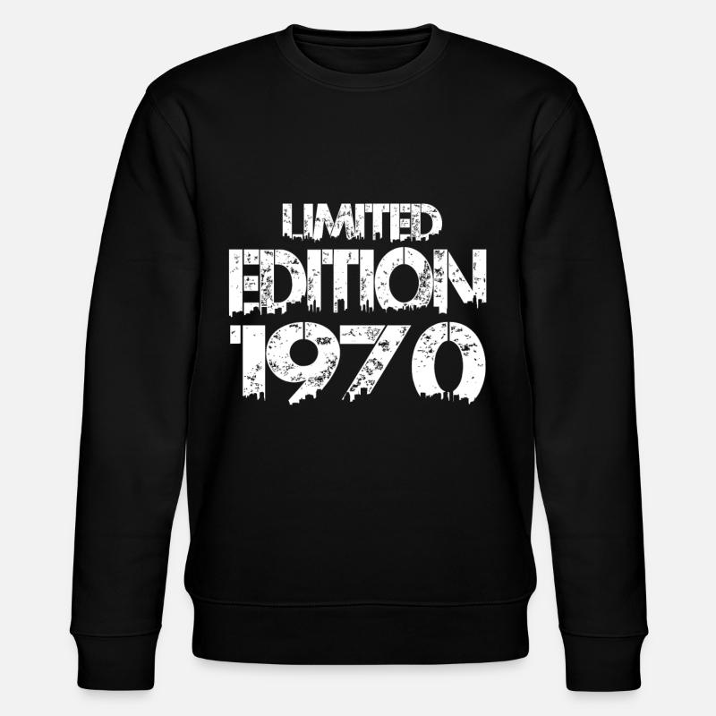 Édition limitée 1970 - Sweat bio CHANGER Stanley/Stella Unisexe - noir