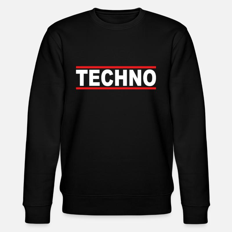 Techno - Stanley/Stella CHANGER Unisex Organic Sweatshirt - black