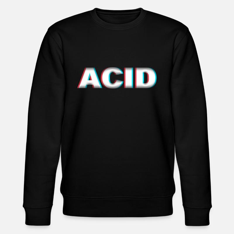 Techno Acid - Stanley/Stella Unisex Bio-Sweatshirt CHANGER  - Schwarz