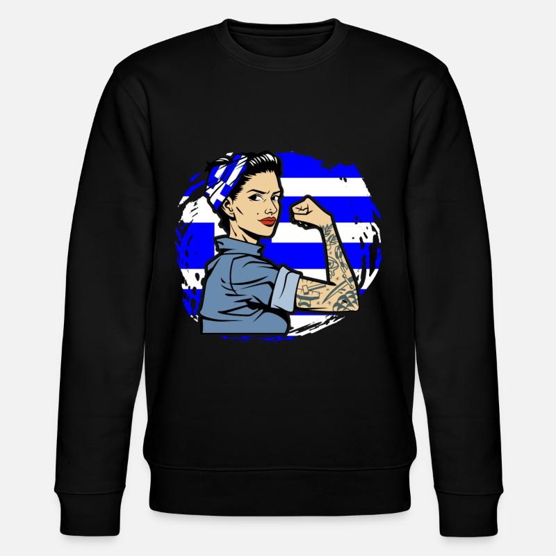 Grec Grec Grèce Grec - Sweat bio CHANGER Stanley/Stella Unisexe - noir