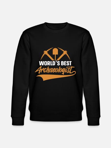Best Archaeologist Artifact Funny Archaeology - Stanley/Stella CHANGER Unisex Organic Sweatshirt - black