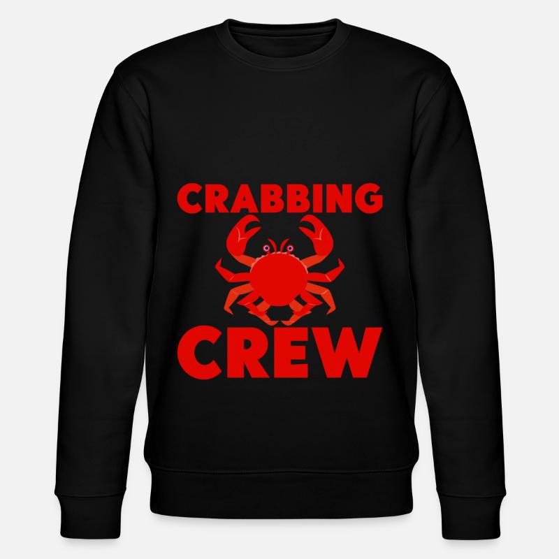 Crabbing Crew - Stanley/Stella CHANGER Unisex Organic Sweatshirt - black