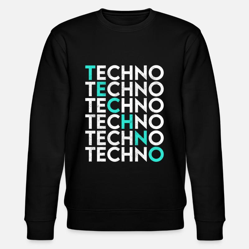 Techno - Stanley/Stella CHANGER Unisex Organic Sweatshirt - black
