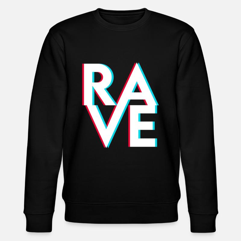 Rave Raver - Sweat bio CHANGER Stanley/Stella Unisexe - noir