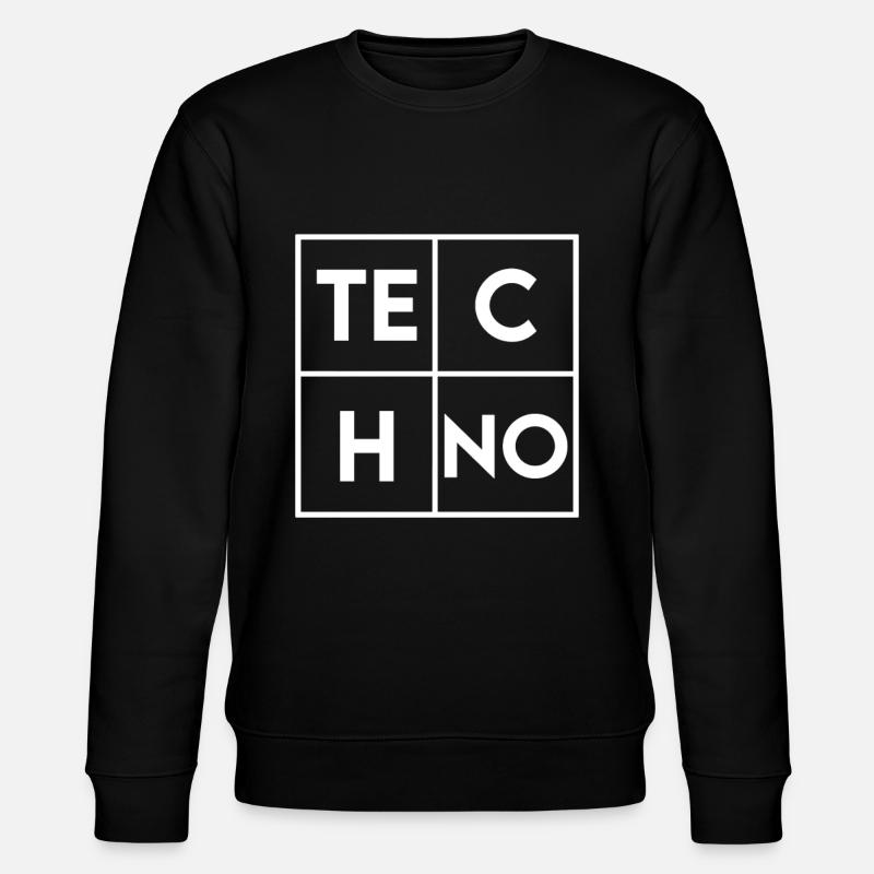 Techno - Stanley/Stella CHANGER Unisex Organic Sweatshirt - black