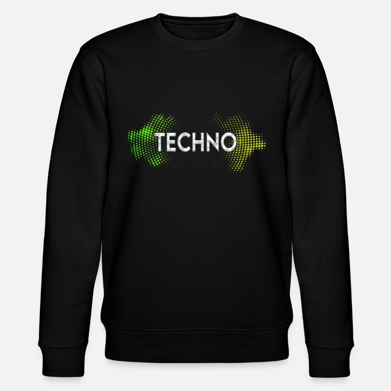 Techno - Stanley/Stella Unisex Bio-Sweatshirt CHANGER  - Schwarz