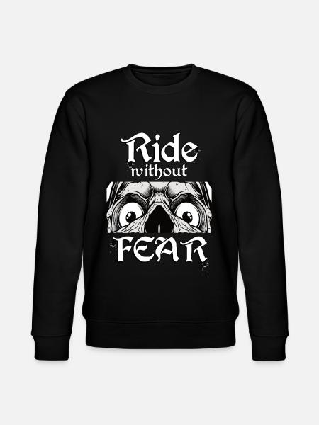 Ride without Fear! - Stanley/Stella Unisex Bio-Sweatshirt CHANGER - Schwarz