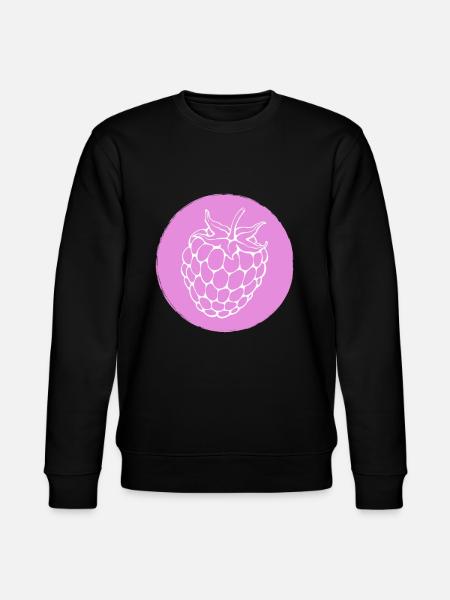 Raspberry blackberry - Stanley/Stella CHANGER Unisex Organic Sweatshirt - black