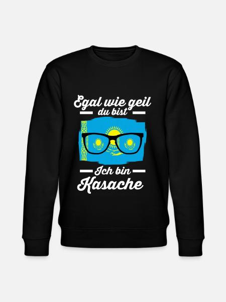 Kasache Kasachisches Kasachstan - Stanley/Stella Unisex Bio-Sweatshirt CHANGER - Schwarz