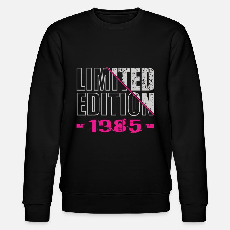 Édition limitée 1985 - Sweat bio CHANGER Stanley/Stella Unisexe - noir