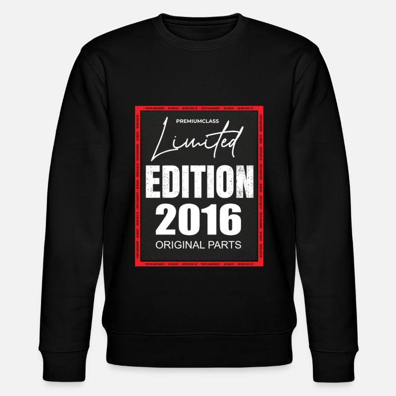 Limited Edition 2016 - Stanley/Stella Unisex Bio-Sweatshirt CHANGER  - Schwarz
