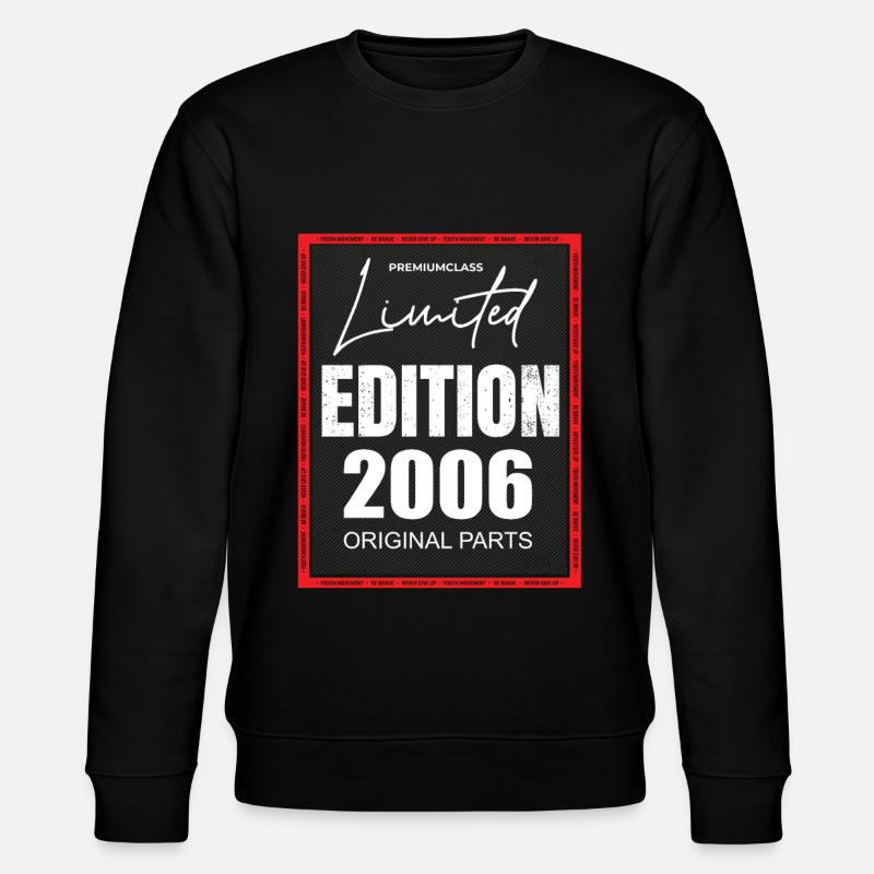 Limited Edition 2006 - Stanley/Stella Unisex Bio-Sweatshirt CHANGER  - Schwarz