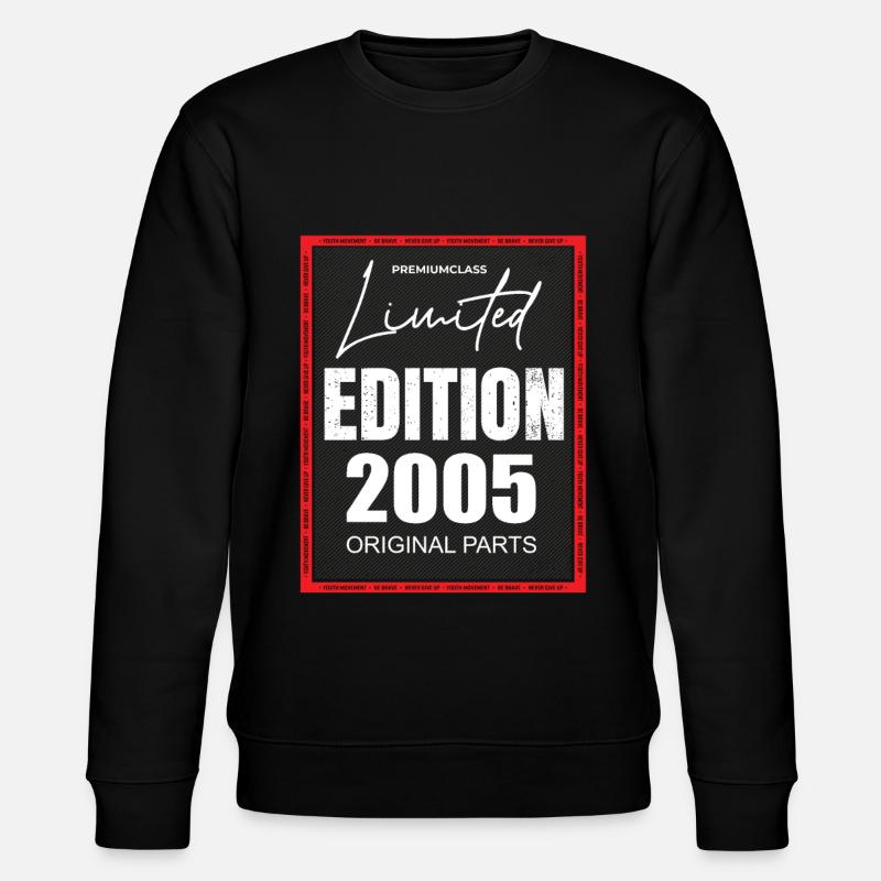 Édition limitée 2005 - Sweat bio CHANGER Stanley/Stella Unisexe - noir