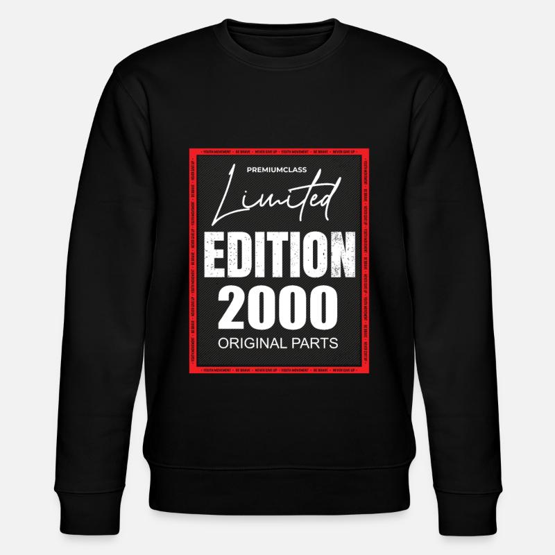 Limited Edition 2000 - Stanley/Stella Unisex Bio-Sweatshirt CHANGER  - Schwarz